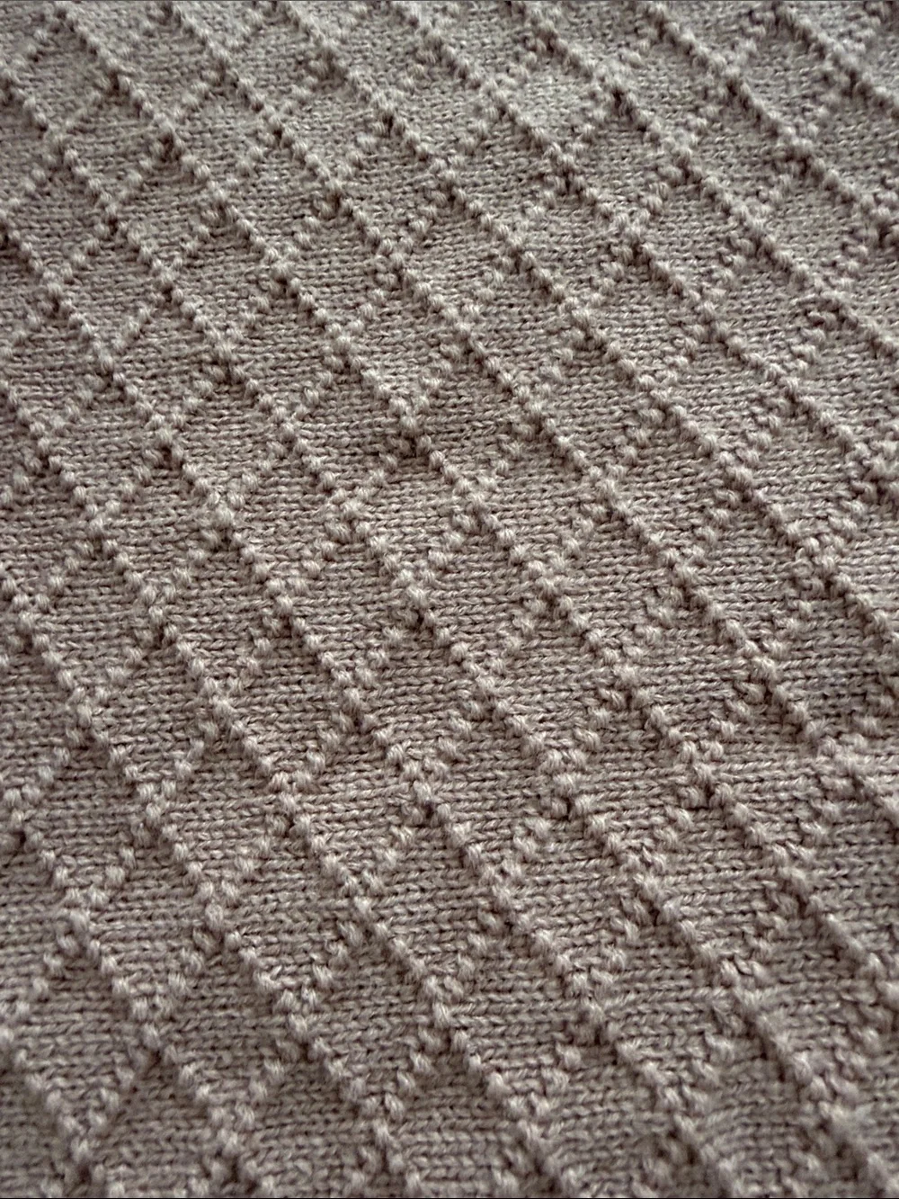 Quilted Dusty Rose baby blanket